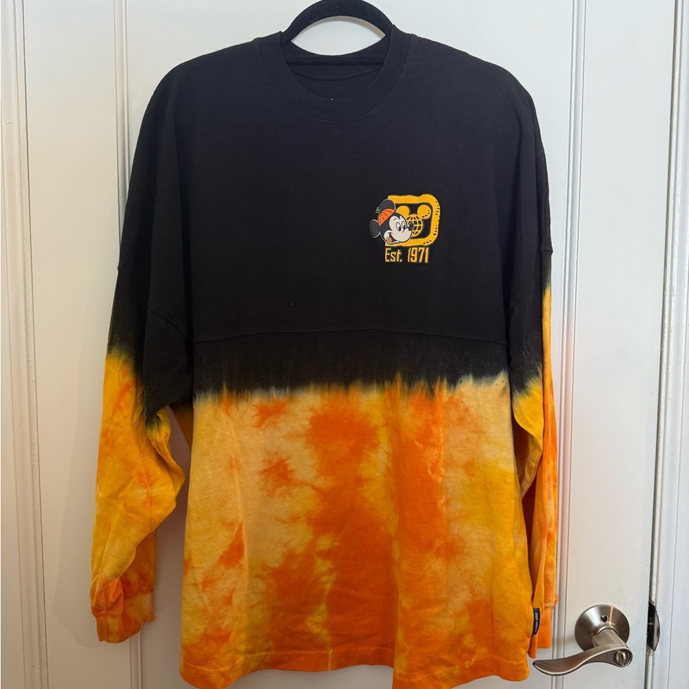 WDW Halloween Spirit Jersey Black and Orange Tie-Dye